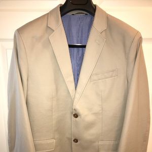 Banana Republic Tan Cotton Suit